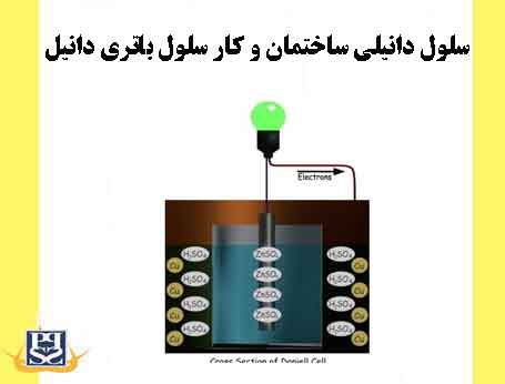 سلول دانیلی ساختمان و کار سلول باتری دانیل